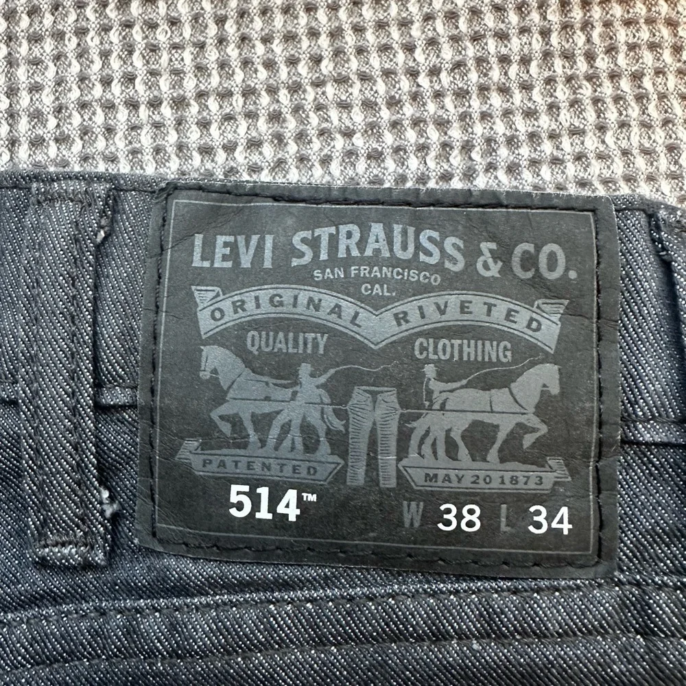 Levi's 514 Denim Gray Size 38/34 ‎ 99% Cotton 1% Elastane